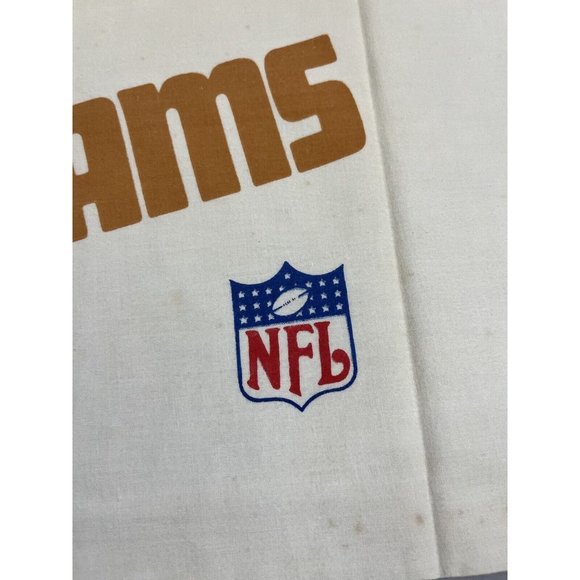 Vintage 1970's NFL Los Angeles Rams Bams Pillowcase 32x20 - Picture 3 of 7